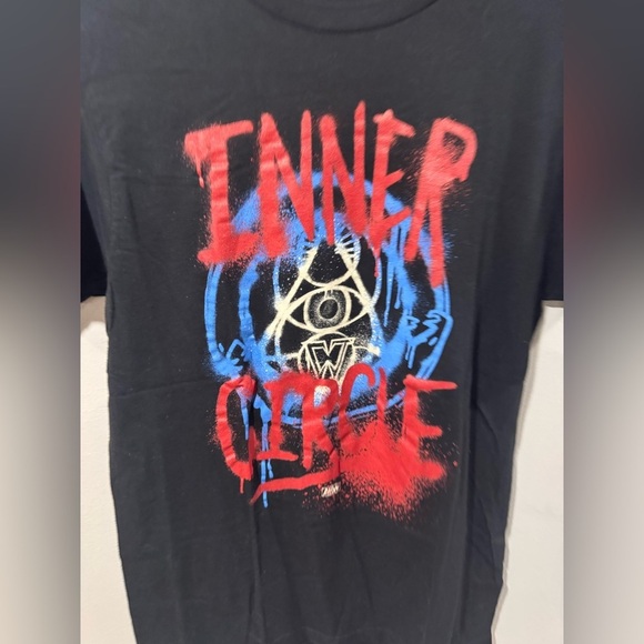 AEW Inner Circle Logo Chris Jericho Wrestling Hagar Ortiz T-Shirt - Picture 4 of 7